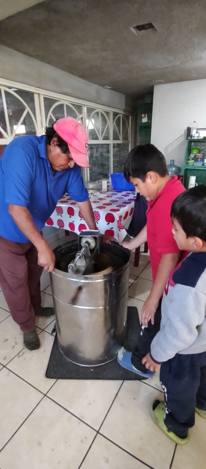 Litro de miel líquida